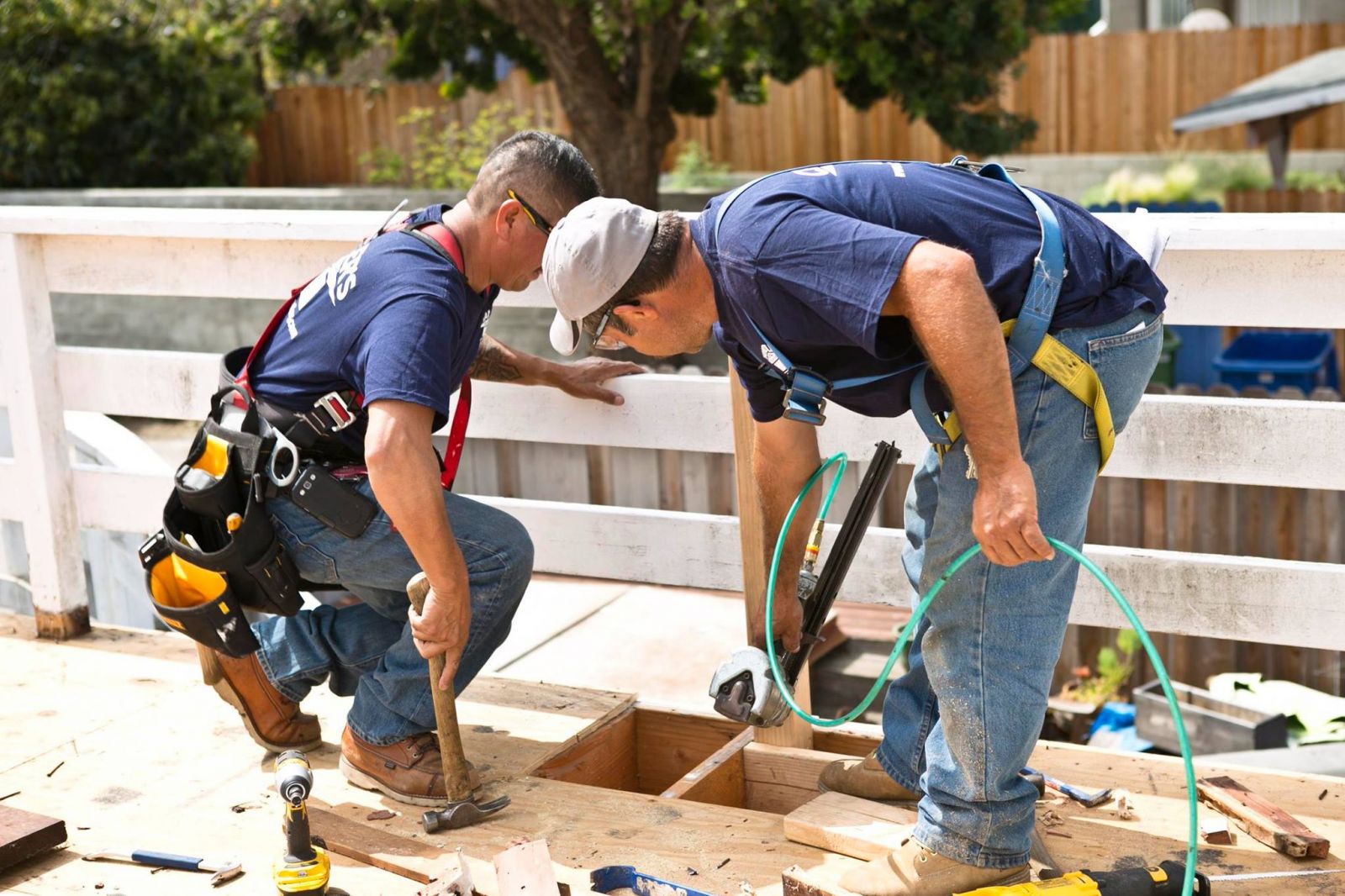 Chandler's Roofing Images - Contractors working on a roof